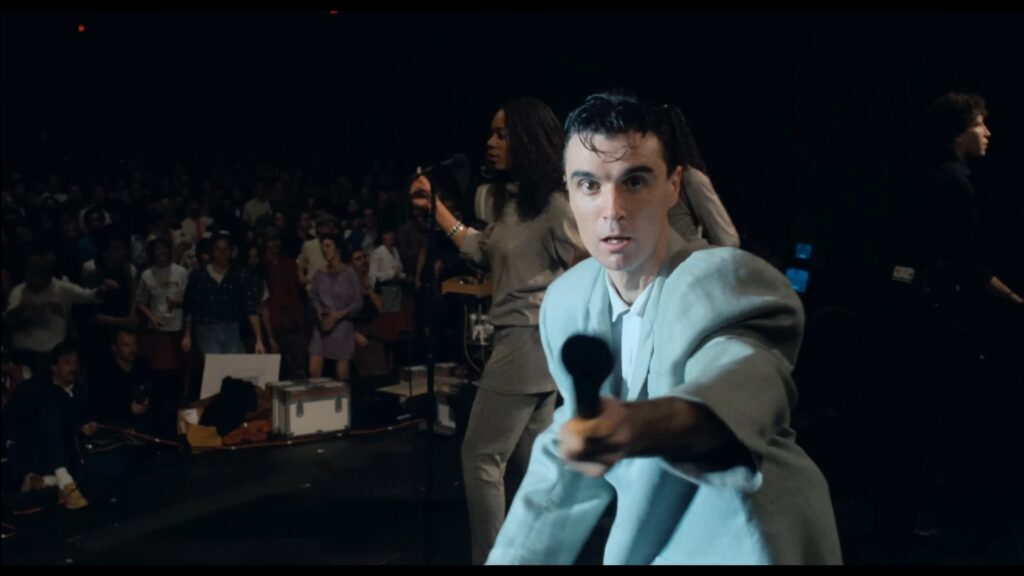 Image from the movie "Stop Making Sense"