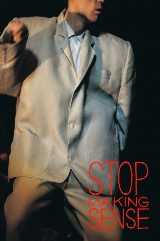 Poster for the movie "Stop Making Sense"