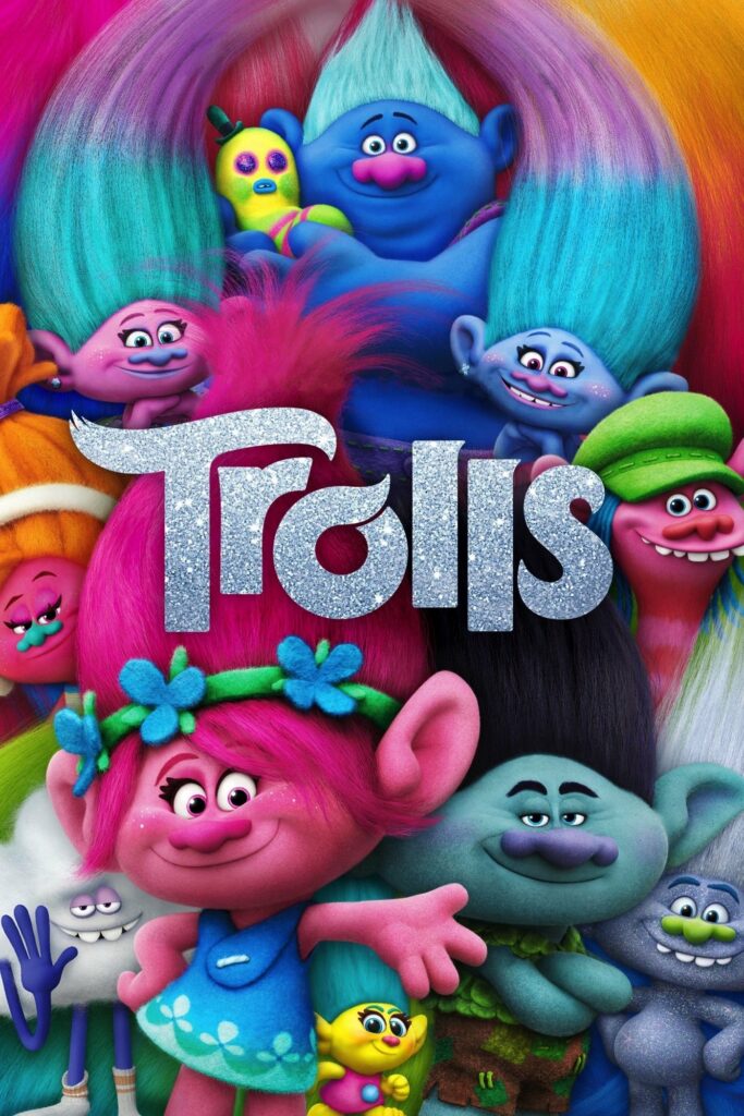 Poster for the movie "Trolls"