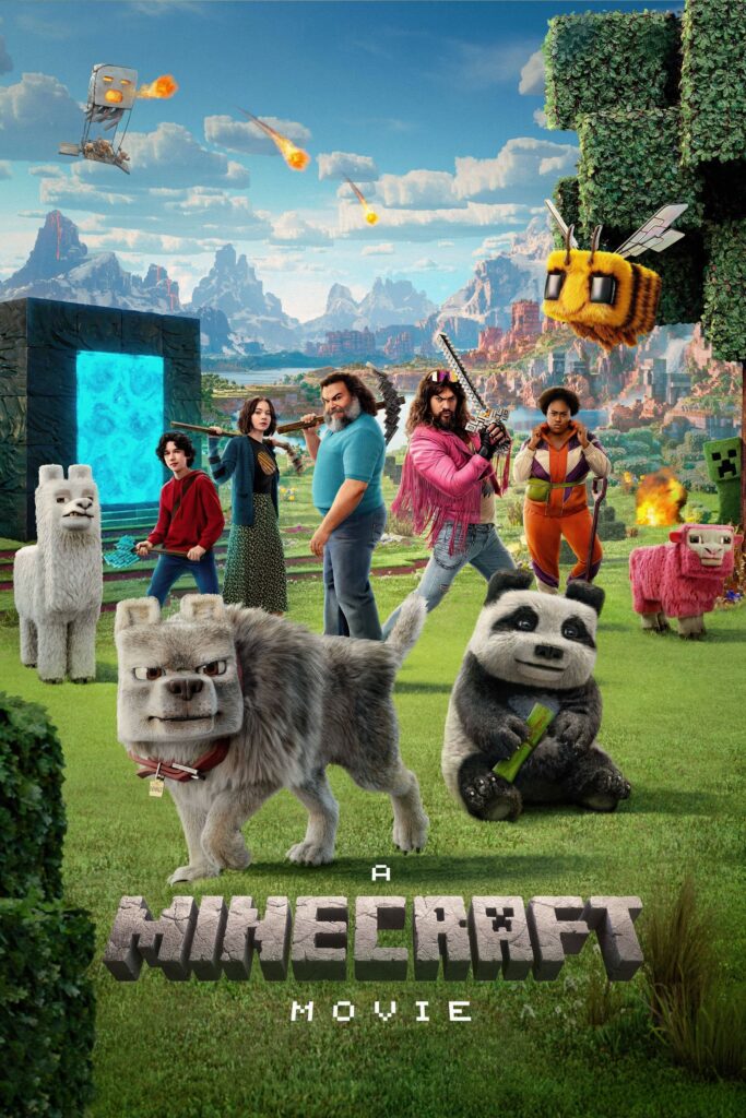 Poster for the movie "A Minecraft Movie"