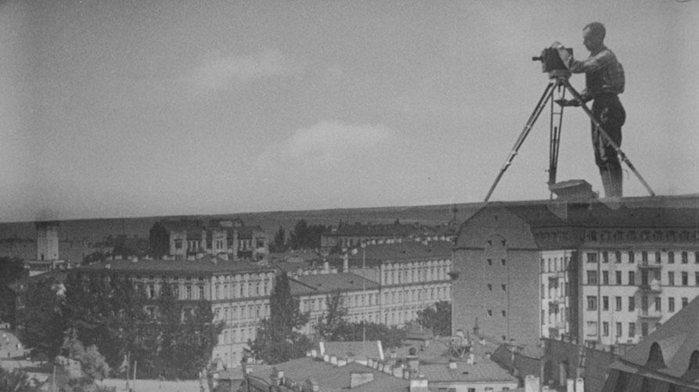 Image from the movie "Man with a Movie Camera"