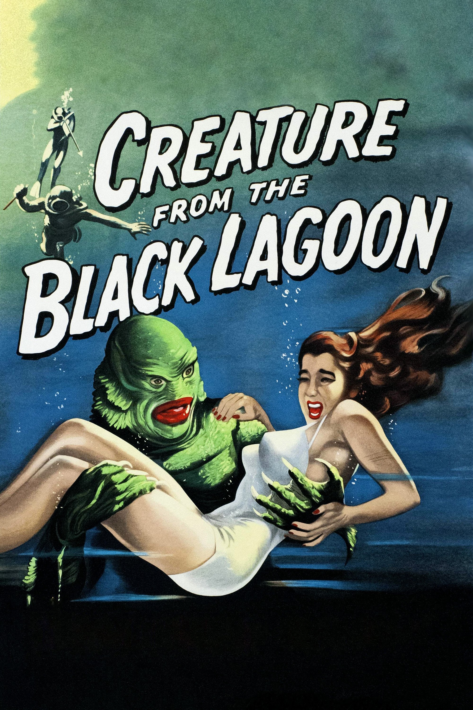 Poster for the movie "Creature from the Black Lagoon"