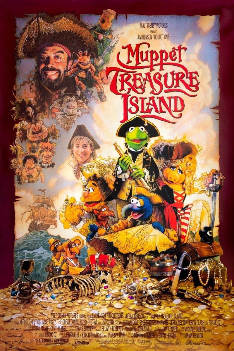 Poster for the movie "Muppet Treasure Island"