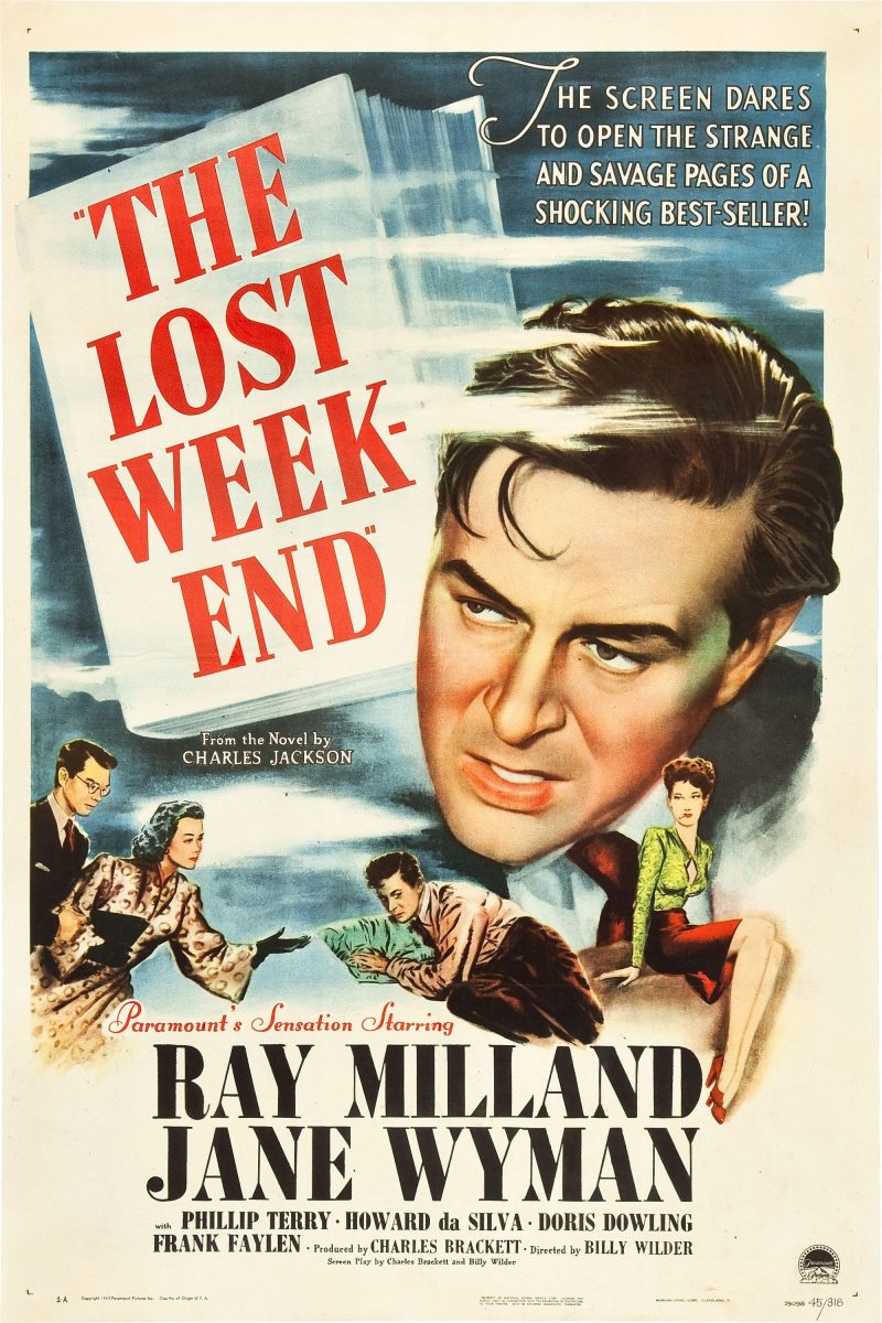 Poster for the movie "The Lost Weekend"
