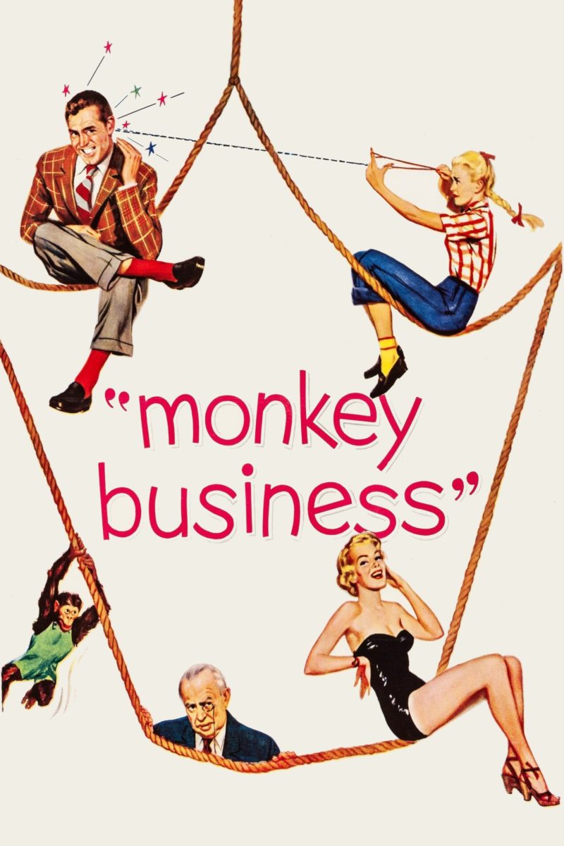 Poster for the movie "Monkey Business"