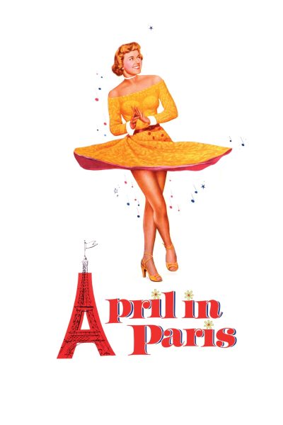 Poster for the movie "April in Paris"