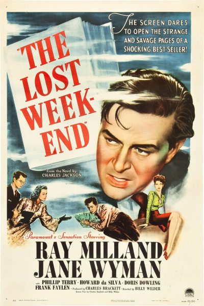Poster for the movie "The Lost Weekend"